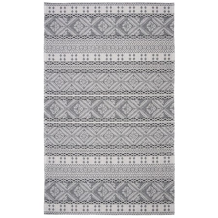 Safavieh 5 ft. x 7 ft. 7 in. Augustine 400 Rectangle Power Loomed Rug, Light Grey & Anthracite AGT445H-5